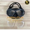 [PSN-8700] Poseidon Mask 3D Kevlar - Black Skirt Scuba Diving