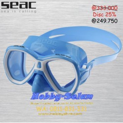 SEAC Mask Maschera Elba MD S/AZ Azzurro - Scuba Diving Alat Diving