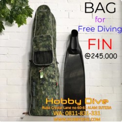 Nobel Bag For Free Diving Long Fin Camo Green