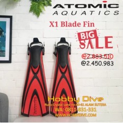 Atomic Fin X1 Blade Fin RED