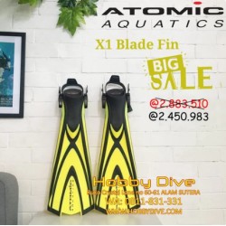 Atomic Fin X1 Blade Fin YELLOW