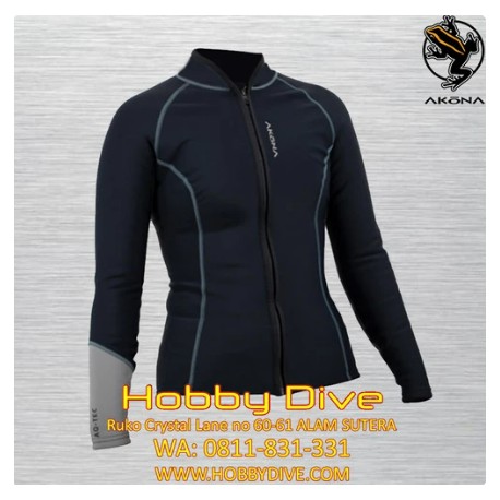 Akona Wetsuit AQ-Tec Top Long Sleeve Women - Scuba Diving Alat Diving