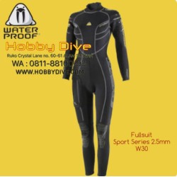 Waterproof Wetsuit Fullsuit 2.5mm Lady Sport Series W30 Alat Diving