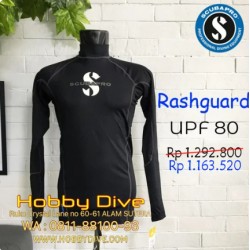 Scubapro Rashguard T-Flex Black UPF80 - Scuba Diving SP-RG18