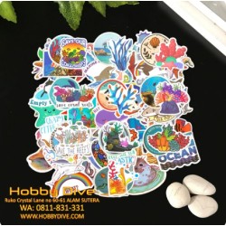 Sticker Collection Ocean Animal Shark Turtle Coral HD-397