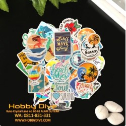 Surfing Surfer Sticker Collection - Glossy HD-399