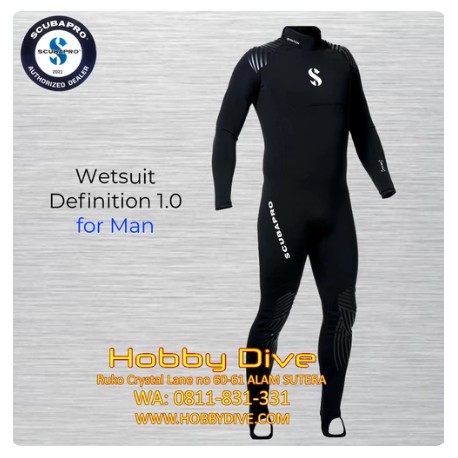 Scubapro Wetsuit Definition Steamer 1mm Man - Scuba Diving