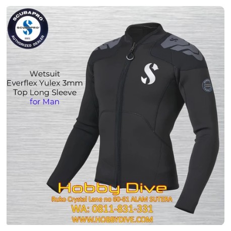 Scubapro Wetsuit Everflex Yulex 3mm Long Sleeve Man - Scuba Diving