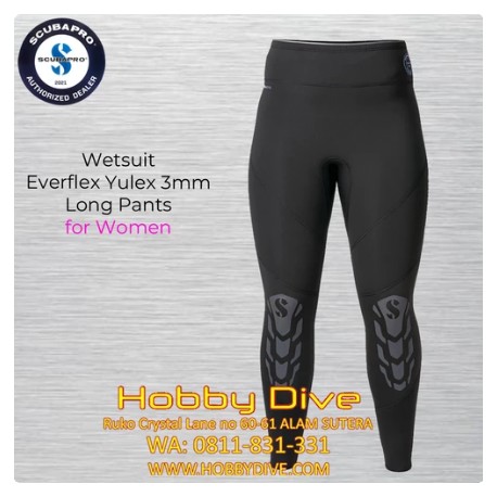 Scubapro Wetsuit Everflex Yulex 3mm Long Pants Women - Scuba Diving