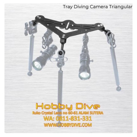 Tray Diving Camera Triangular Gimbal Rig Mount Scuba Diving HD-410