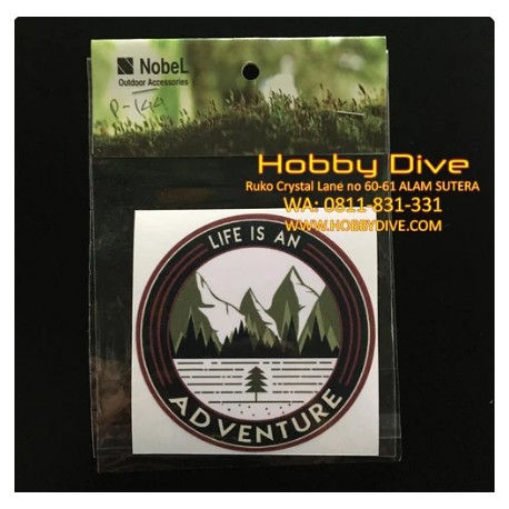 [P-144] Nobel Sticker Life is an Adventure