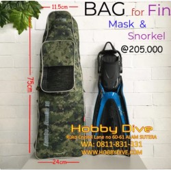 Nobel Bag For Fin, Mask And Snorkel Camo Green