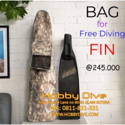 Nobel Bag For Free Diving Long Fin Bag Camo Brown