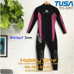 **NEW** TUSA Wetsuit 3mm Full Suit Neoprene Women