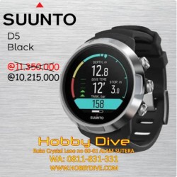 SUUNTO D5 Dive Computer Black - Silver Scuba Diving