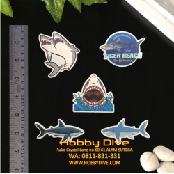 Sticker Shark Collection Scuba Diving Accessories HD-413