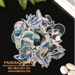 Whale Sticker Collection Scrapbooking Scuba Diving HD-414