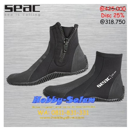 SEAC Booties Calzari Basic HD C/Cern 5mm - Scuba Diving Alat Diving