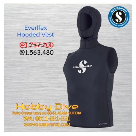 SCUBAPRO Everflex Hooded Vest - Scuba Diving