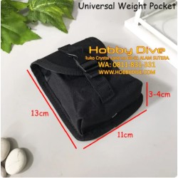 Scuba Diving Weight Pocket Weight Belt Black HD-052