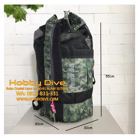 Nobel Bag Mesh Bag Backpack Tuna 55 Scuba Diving P-208