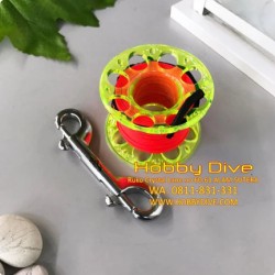 Multicolor Finger Reel SMB with Stainless Double End Snap HD-426