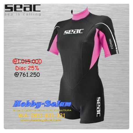 SEAC Wetsuit Shorty Relax 2.2mm Women - Scuba Diving Alat Diving