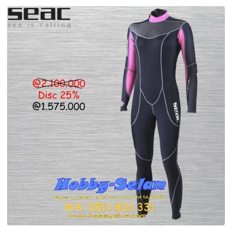 SEAC Wetsuit Long Sense Women 3mm - Scuba Diving Alat Diving