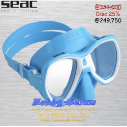 SEAC Mask Maschera Elba S/AZ Azzurro - Scuba Diving Alat Diving