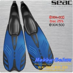 SEAC Fins Full Foot Ala Blue Metal - Scuba Diving Alat Snorkeling