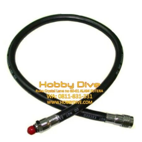 Low Pressure LP Hose 2nd Stage Regulator Diving Rubber 55cm SD-06