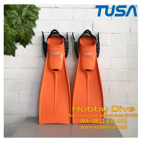 Tusa Fins Open Heel Kail SF1101 OR - Scuba Diving Alat Diving