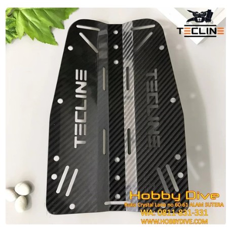 TECLINE Fiber Carbon Backplate - Scuba Diving Alat Diving