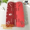 TECLINE Backplate Aluminium Oxidized Red - Scuba Diving Alat Diving