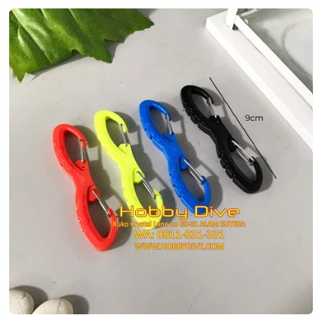 Double Clip Plastic Snap HD-433