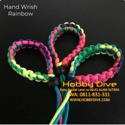 [HD-230] Lanyard Rainbow Hand Wrist Camera Strap Torch Scuba Diving Accessories