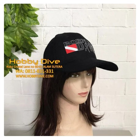 Topi Born To Dive Scuba Diving Baseball Cap HD-436