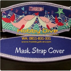 Mask Strap Cover Oceanarium Shark ACC-07-PUR Alat Diving