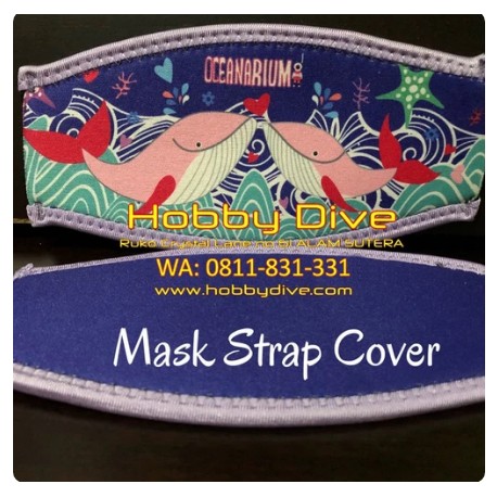 Mask Strap Cover Oceanarium Shark ACC-07-PUR Alat Diving