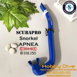 Scubapro Snorkel Apnea Black - Scuba Diving Alat Selam