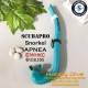 Scubapro Snorkel Apnea Black - Scuba Diving Alat Selam