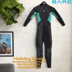 BARE Wetsuit Evoke 3mm Full Suit Women - Scuba Diving Alat Diving