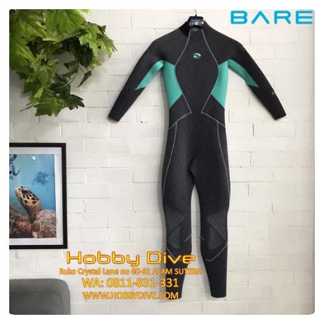 BARE Wetsuit Evoke 3mm Full Suit Women - Scuba Diving Alat Diving