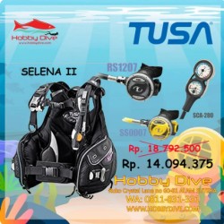 Tusa BCD Selene II Package with Regulator + Octopus + Gauge