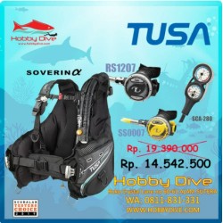 Tusa BCD Soverin Alpha Package with Regulator + Octopus + Gauge