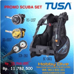 Tusa BCD Crestline Package with Regulator plus Octopus plus Gauge