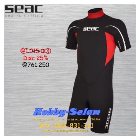 SEAC Wetsuit Shorty Relax Man 2.2mm