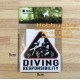 Nobel Sticker Diving Responsibility C-11 Accessories Diving