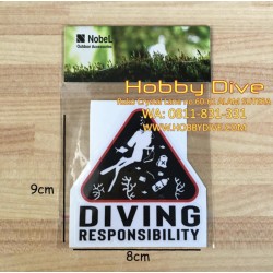Nobel Sticker Diving Responsibility C-11 Accessories Diving