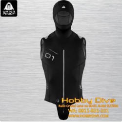 Waterproof Overvest 5mm With Hood Man O1 - Scuba Diving Alat Diving